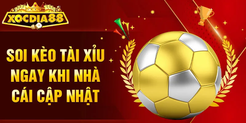 Soi kèo Tài Xỉu ngay khi nhà cái cập nhật